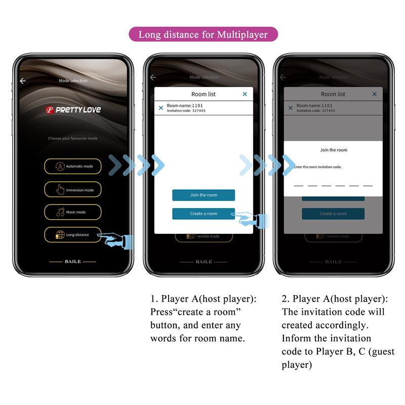 PRETTYLOVE - BAIRD VIBRADOR PARA EL PUNTO G CON APP