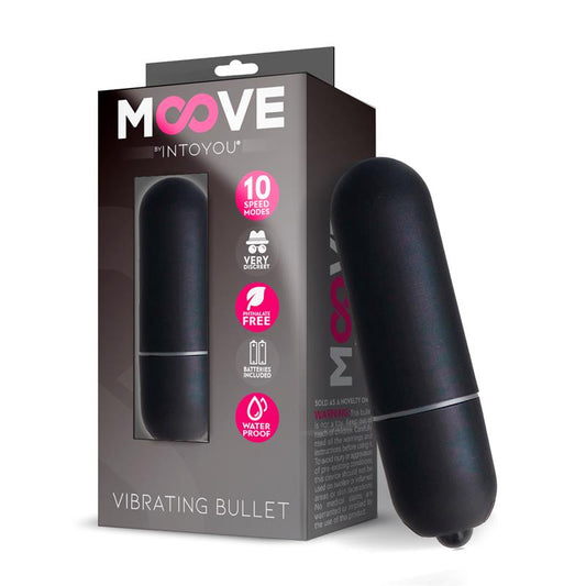 MOOVE - BALA VIBRADORA 10 VELOCIDADES NEGRO