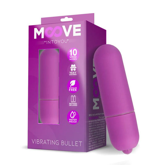 MOOVE - BALA VIBRADORA 10 VELOCIDADES PUPURA