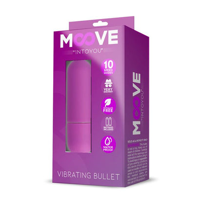 MOOVE - BALA VIBRADORA 10 VELOCIDADES PUPURA