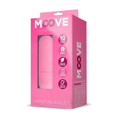 MOOVE - BALA VIBRADORA 10 VELOCIDADES ROSA