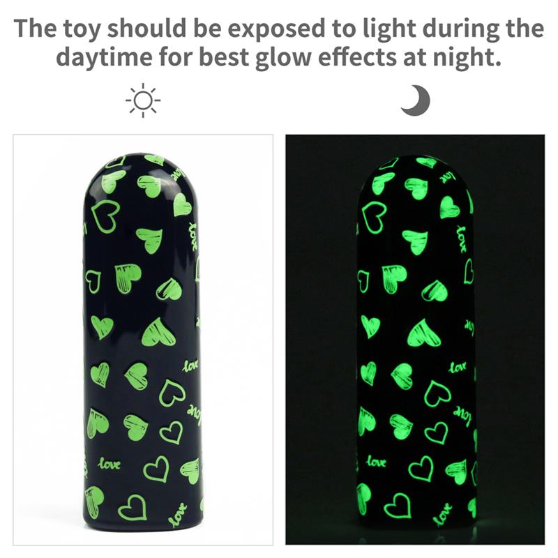 LOVETOY - BALA VIBRADORA BRILLA EN LA OSCURIDAD GLOW-IN-THE-DARK