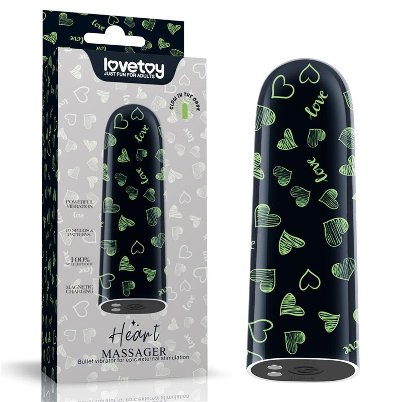 LOVETOY - BALA VIBRADORA BRILLA EN LA OSCURIDAD GLOW-IN-THE-DARK