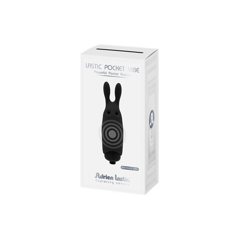 ADRIEN LASTIC - BALA VIBRADORA LASTIC POCKET NEGRO
