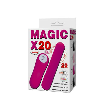 BAILE - BALA VIBRADORA MAGIC X20 PÚRPURA