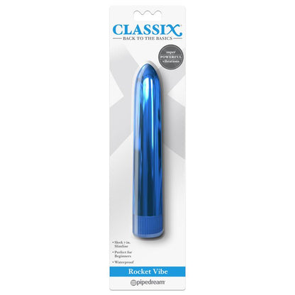 CLASSIX - BALA VIRBADORA AZUL METÁLICO 18 CM