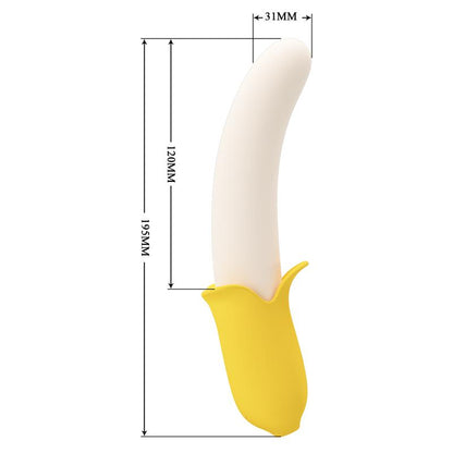 PRETTYLOVE - BANANA GEEK VIBRADOR CON THRUSTING USB
