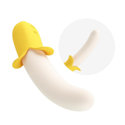 PRETTYLOVE - BANANA GEEK VIBRADOR CON THRUSTING USB