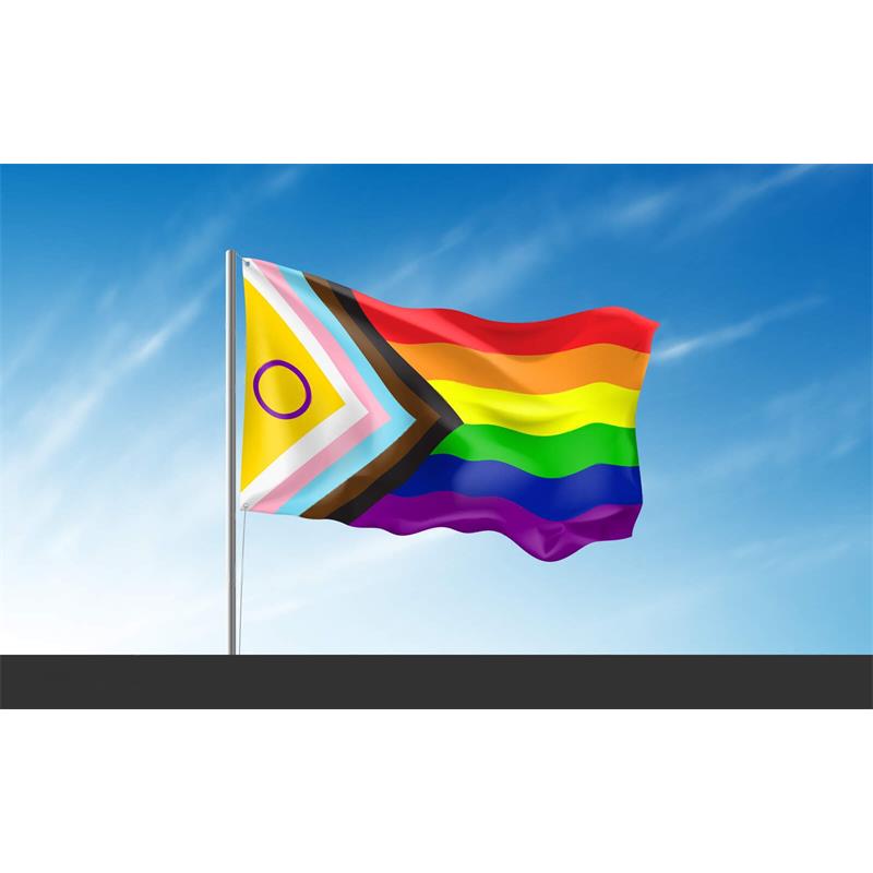 PRIDE - BANDERA INTERSEXSUAL 90X150CM