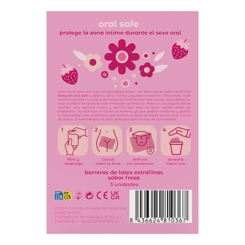 BODY ARS - BARRERAS ORALES CAJA DE 3 UD