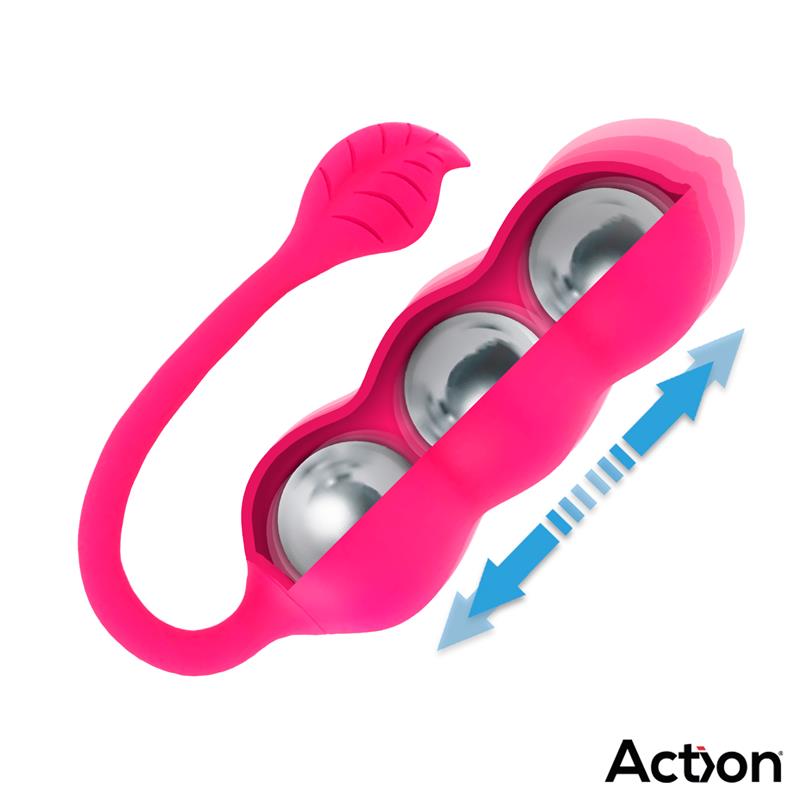 ACTION - BEANY HUEVO VIBRADOR Y ENTRENADOR SUELO PÉLVICO CON EMPUJE