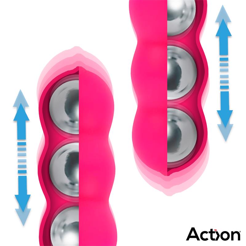 ACTION - BEANY HUEVO VIBRADOR Y ENTRENADOR SUELO PÉLVICO CON EMPUJE