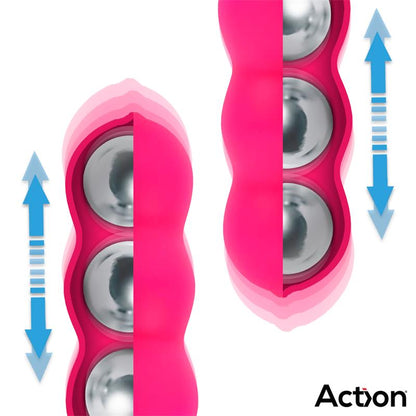 ACTION - BEANY HUEVO VIBRADOR Y ENTRENADOR SUELO PÉLVICO CON EMPUJE