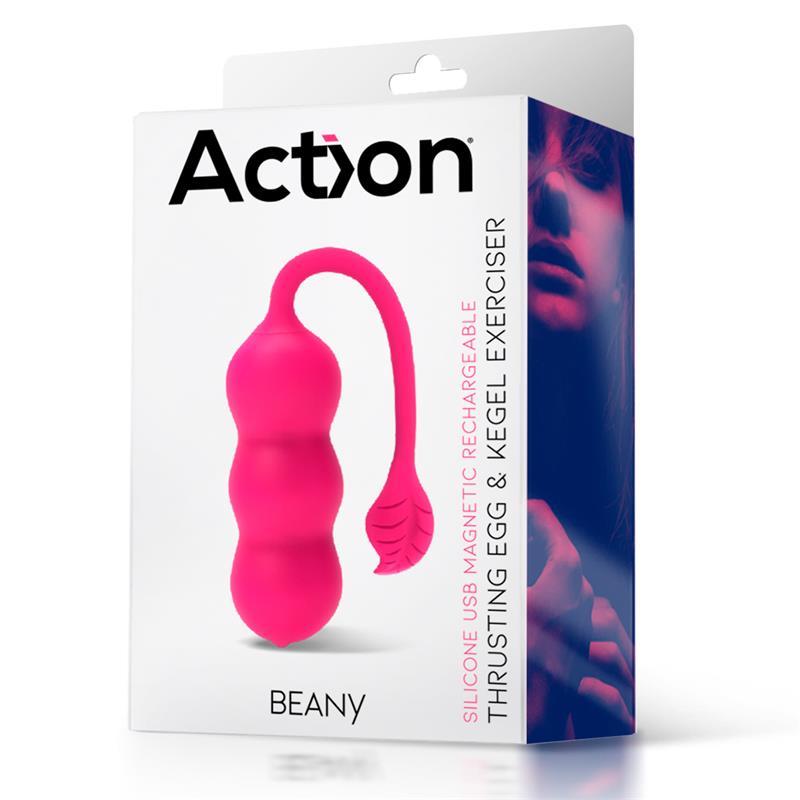 ACTION - BEANY HUEVO VIBRADOR Y ENTRENADOR SUELO PÉLVICO CON EMPUJE