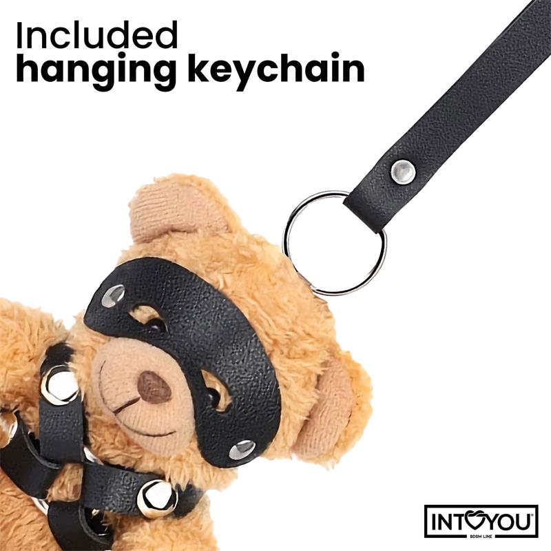 INTOYOU BDSM LINE - BEARLY LLAVERO DE OSITO BDSM CON ARNÉS