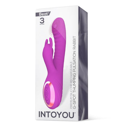 INTOYOU - BEAT3 VIBRADOR CON PUNTO G CON PULSACIÓN 3 MOTORES