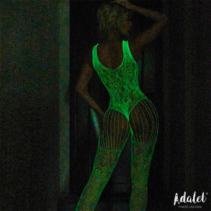 ADALET LINGERIE - BEATRICE BODYSTOCKING BRILLA EN LA OSCURIDAD TALLA ÚNICA