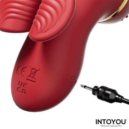 INTOYOU - BEENY ESTIMULADOR CON 4 CABEZALES, SUCCIÓN, TAPPING, TICKLING Y LICKING