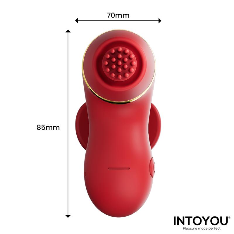 INTOYOU - BEENY ESTIMULADOR CON 4 CABEZALES, SUCCIÓN, TAPPING, TICKLING Y LICKING