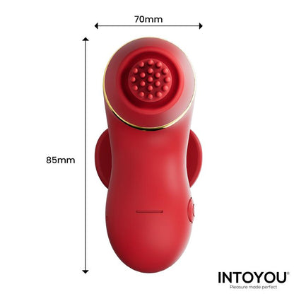 INTOYOU - BEENY ESTIMULADOR CON 4 CABEZALES, SUCCIÓN, TAPPING, TICKLING Y LICKING