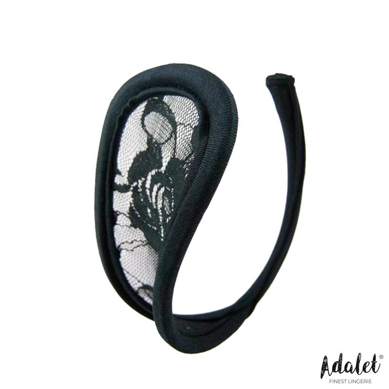 ADALET LINGERIE - BELLA TANGA C-STRING NEGRO TALLA ÚNICA
