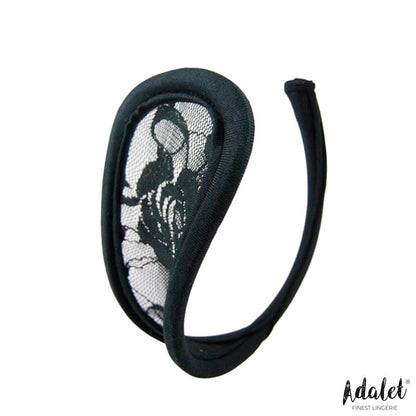 ADALET LINGERIE - BELLA TANGA C-STRING NEGRO TALLA ÚNICA