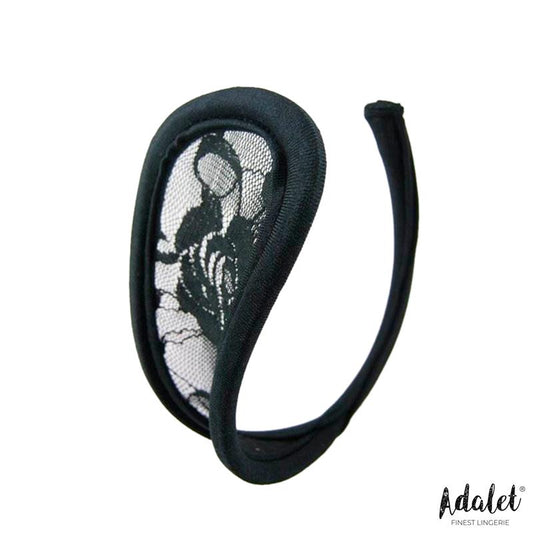 ADALET LINGERIE - BELLA TANGA C-STRING NEGRO TALLA ÚNICA