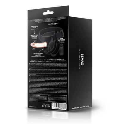 HARNESS COLLECTION LATETOBED - BEMAX ARNÉS CON DILDO HUECO DESMONTABLE, VIBRACIÓN Y CONTROL REMOTO