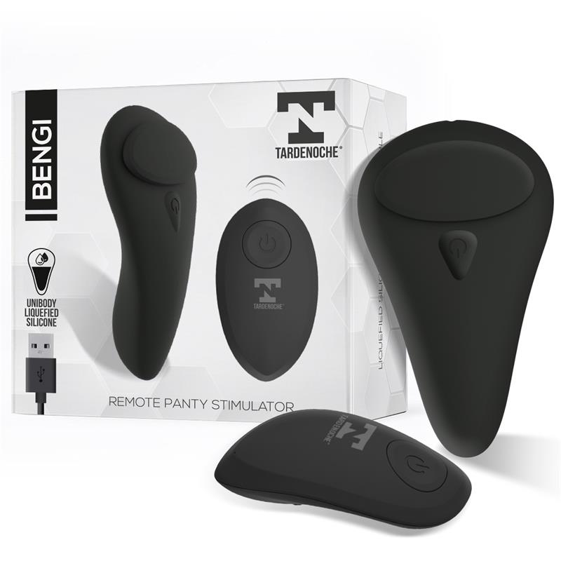 TARDENOCHE - BENGI ESTMULADOR DE BRAGUITA CONTROL REMOTO SILICONA LÍQUIDA UNIBODY