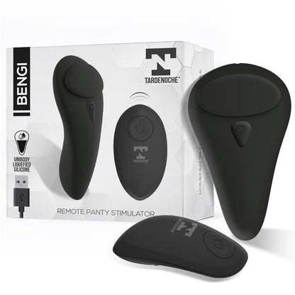 TARDENOCHE - BENGI ESTMULADOR DE BRAGUITA CONTROL REMOTO SILICONA LÍQUIDA UNIBODY