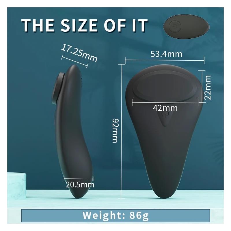 TARDENOCHE - BENGI ESTMULADOR DE BRAGUITA CONTROL REMOTO SILICONA LÍQUIDA UNIBODY