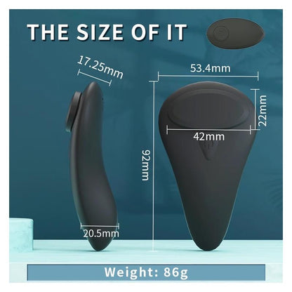 TARDENOCHE - BENGI ESTMULADOR DE BRAGUITA CONTROL REMOTO SILICONA LÍQUIDA UNIBODY