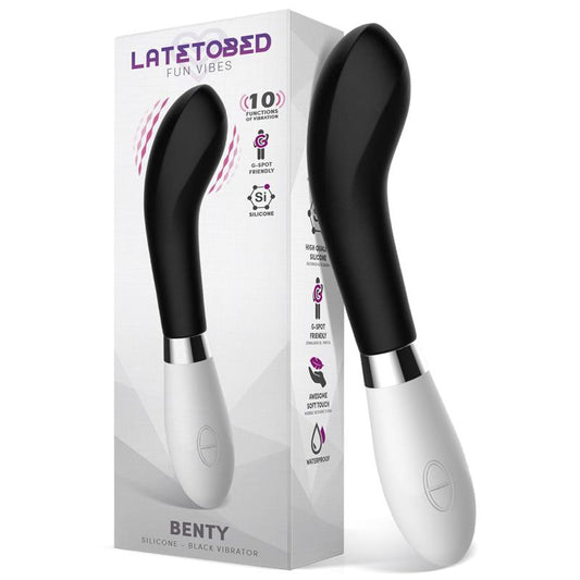 LATETOBED - BENTY VIBRADOR SILICONA NEGRO