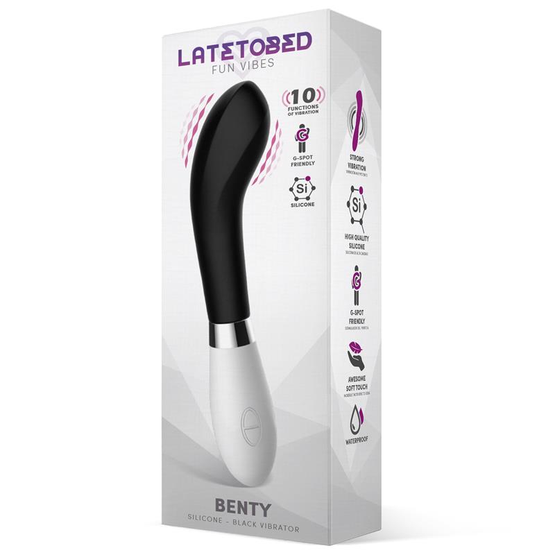 LATETOBED - BENTY VIBRADOR SILICONA NEGRO