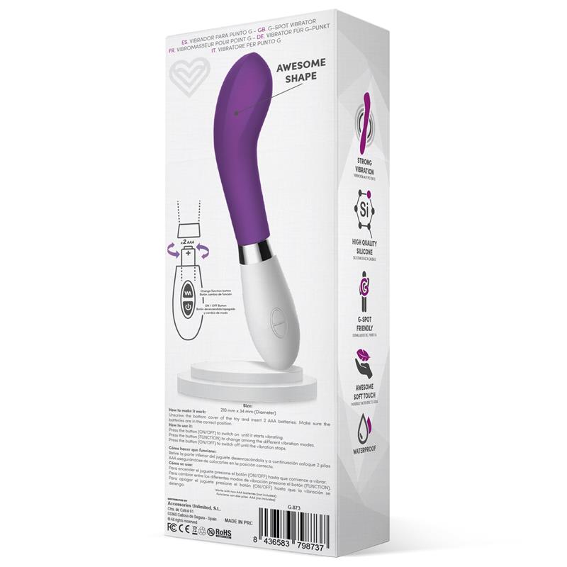 LATETOBED - BENTY VIBRADOR SILICONA PÚRPURA