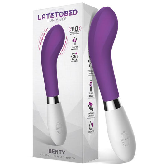 LATETOBED - BENTY VIBRADOR SILICONA PÚRPURA