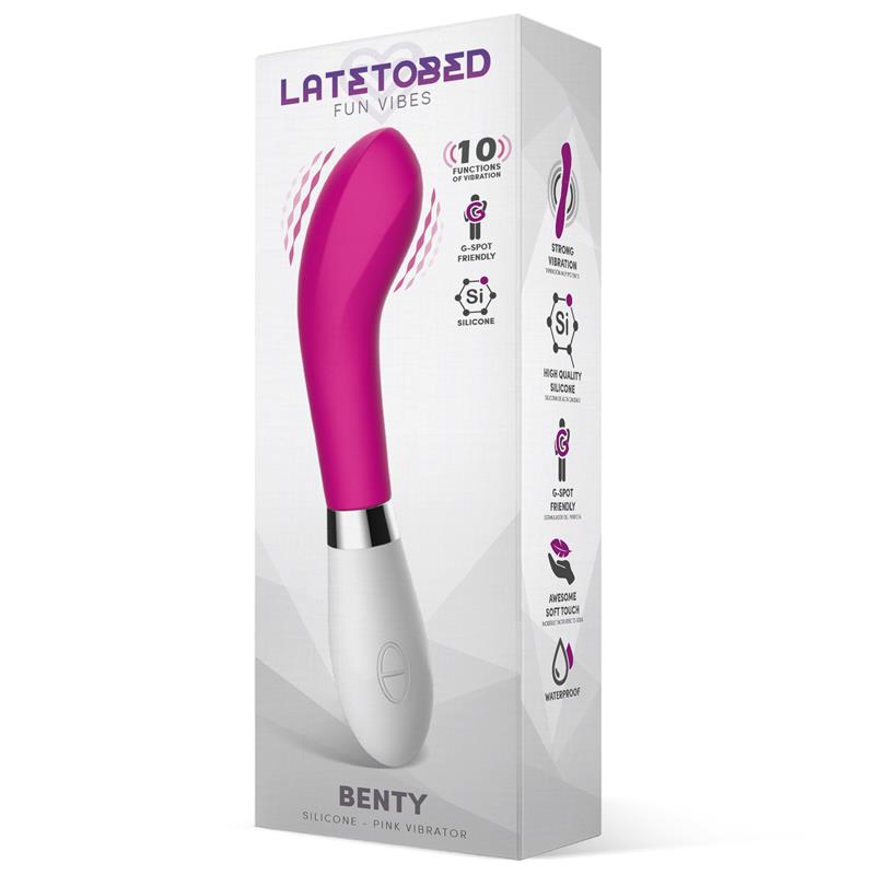 LATETOBED - BENTY VIBRADOR SILICONA ROSA