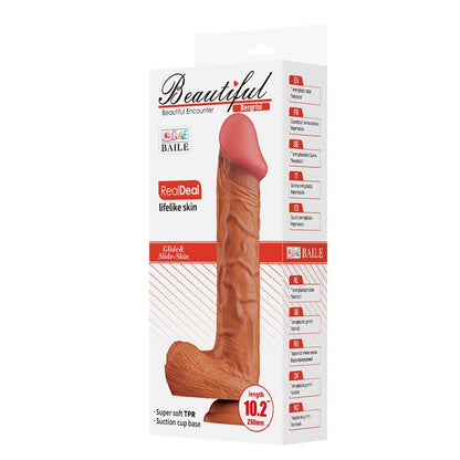 BAILE - BERGRISI DILDO CON VENTOSA 10.2