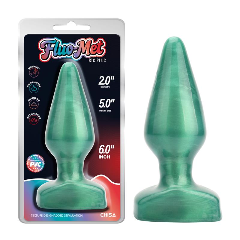 CHISA - BIG PLUG PLUG ANAL VERDE 6 - 15.5CM