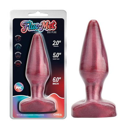 CHISA - BIG PLUG RED PLUG ANAL ROJO 6 - 15.5 CM