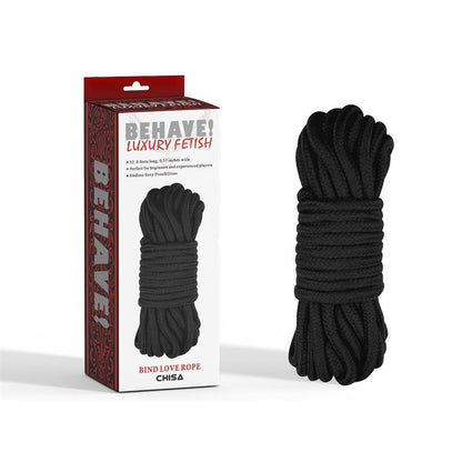 CHISA - BING LOVE CUERDA DE BONDAGE NEGRO 10M