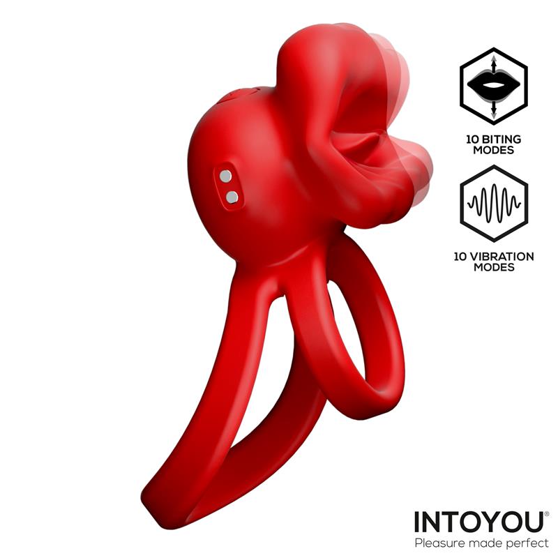 INTOYOU - BITTEY ANILLO VIBRADOR CON BITING - MORDISQUEO