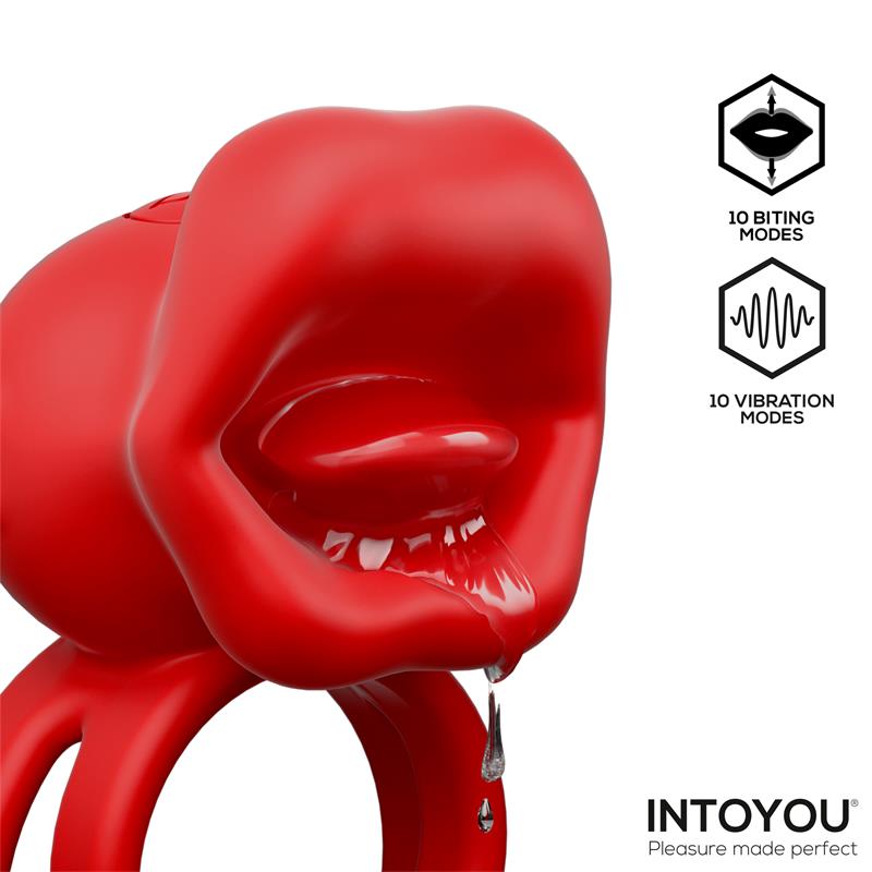 INTOYOU - BITTEY ANILLO VIBRADOR CON BITING - MORDISQUEO