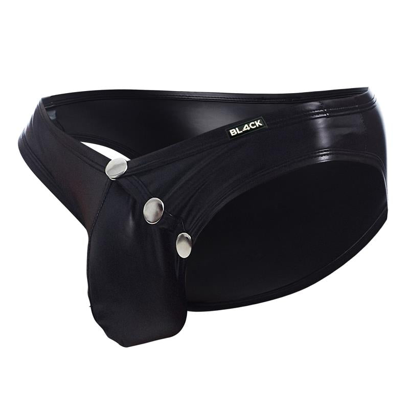 CUT4MEN - BL4CK01 CALZONCILLO CON CORCHETE