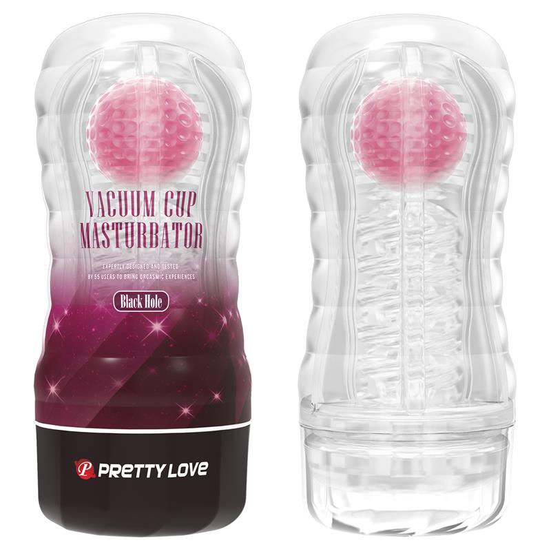 PRETTYLOVE - BLACK HOLE BALL-ROLLING MASTURBADOR ROSA