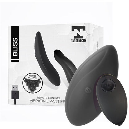 TARDENOCHE - BLISS ESTIMULADOR DE BRAGUITA CON CONTROL REMOTO USB SILICONA