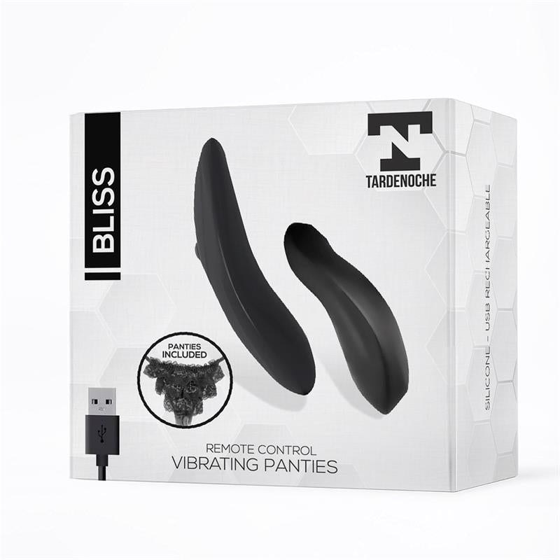 TARDENOCHE - BLISS ESTIMULADOR DE BRAGUITA CON CONTROL REMOTO USB SILICONA