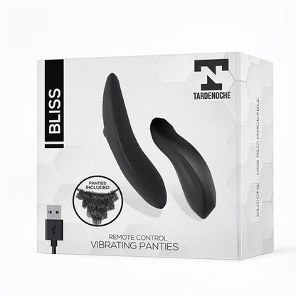 TARDENOCHE - BLISS ESTIMULADOR DE BRAGUITA CON CONTROL REMOTO USB SILICONA