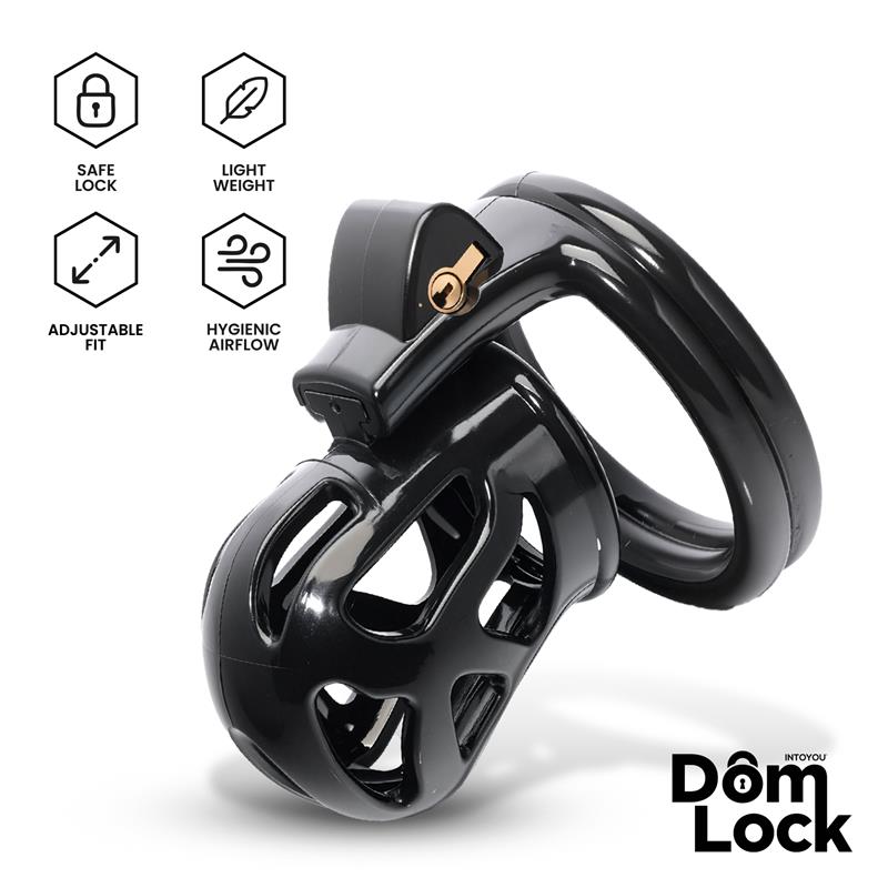 DOMLOCK - BLOCK JAULA PARA EL PENE CON CANDADO INTERNO