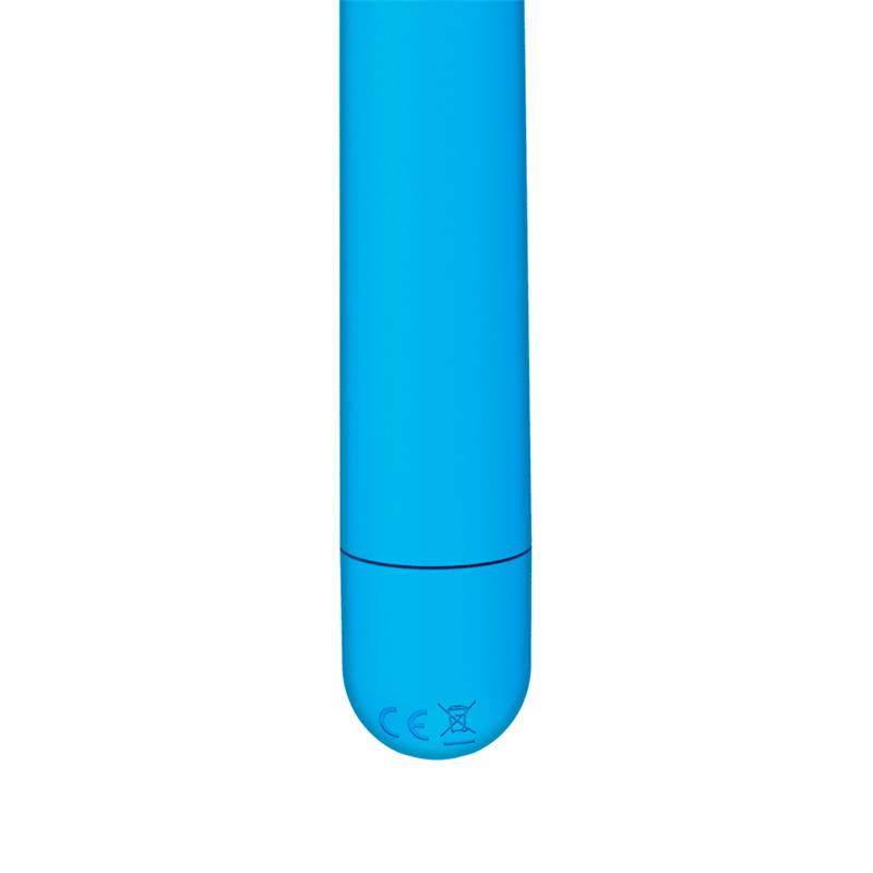 LATETOBED - BLUESKY VIBRADOR 10 FUNCIONES 18,5 CM USB AZUL MATE